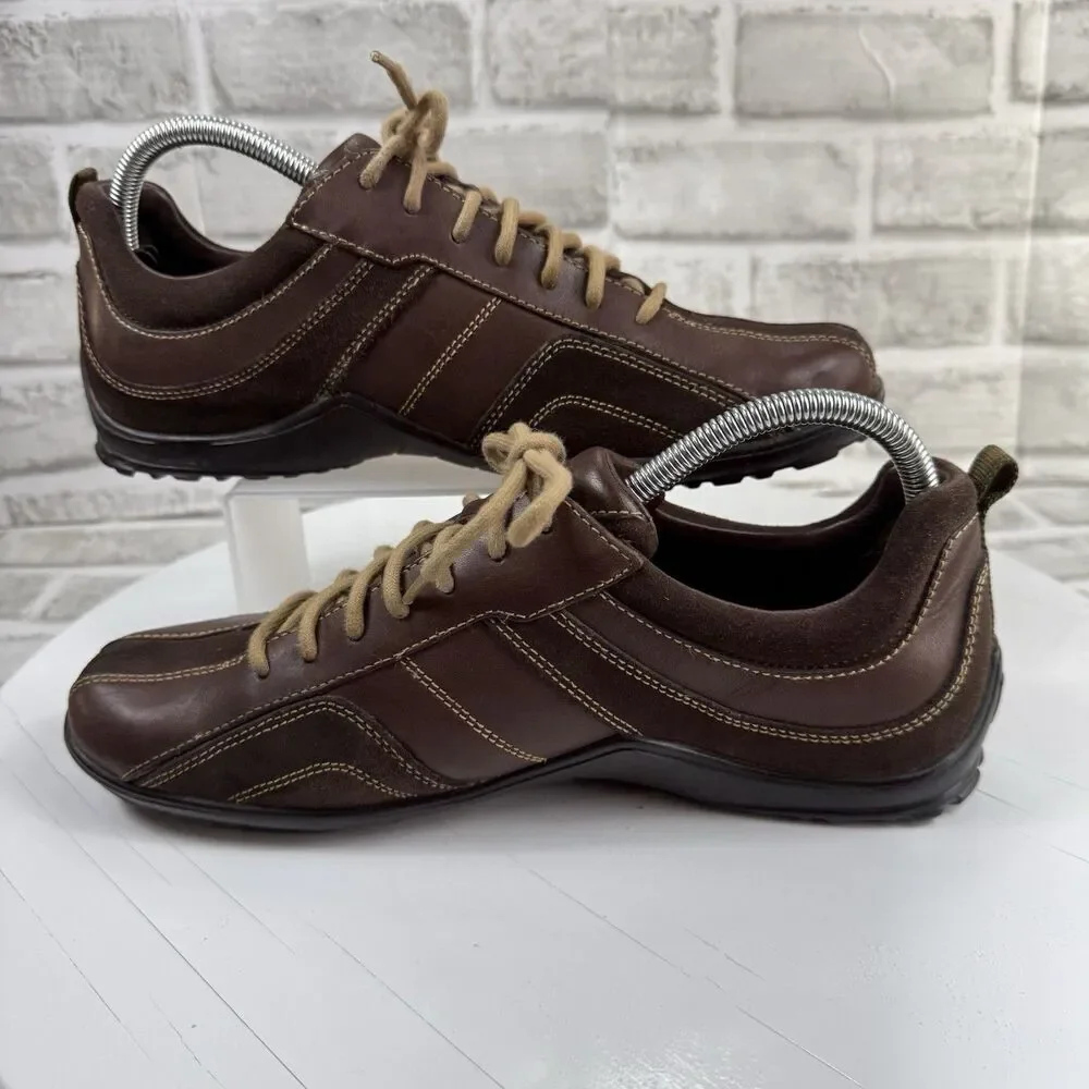 Cole Haan Men's Size 9 Brown Suede Leather Casual Driver Sneakers Comfort Shoes